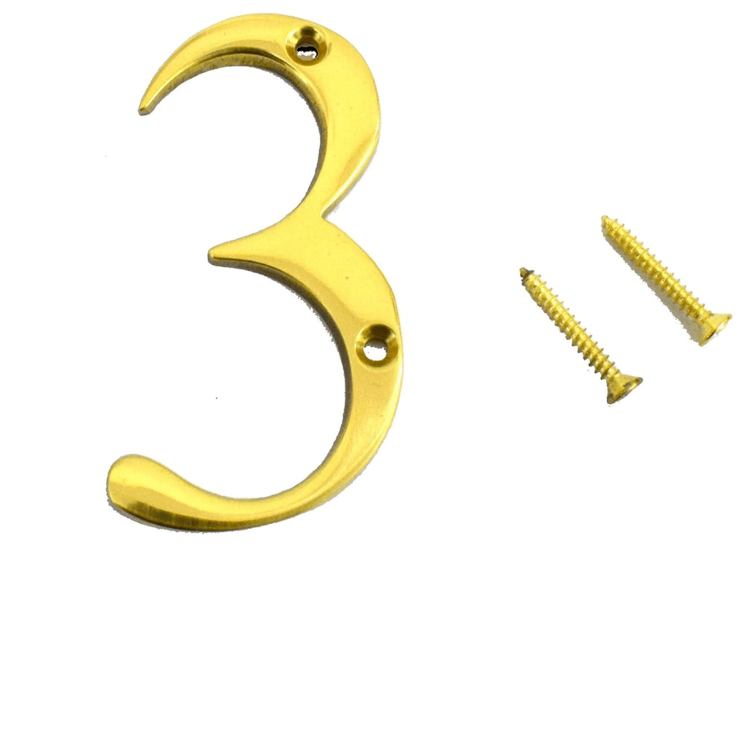 WIGANO 3 Inches House Door Number 3